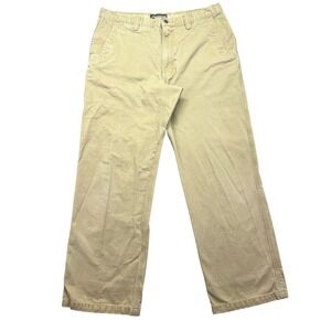 Mountain‎ Khakis Teton Twill Pants Relaxed Fit Khaki Casual Mens 36 Fits 34.5"